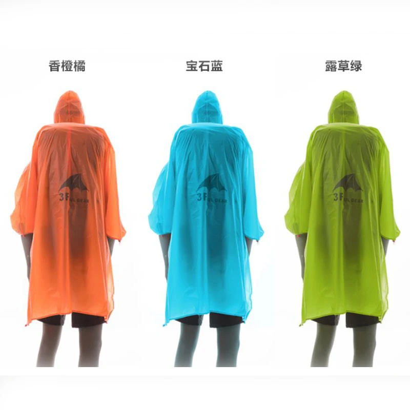 

3F Ul Gear Single Person Ultralight Hiking Cycling Raincoat Outdoor Awning Camping Tarp Sun Shelter 15D Silicone 210T Taffeta