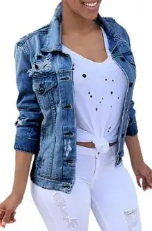 Джинсовая куртка 2019 женские джинсовые куртки больших размеров 5XL ВИНТАЖНЫЕ