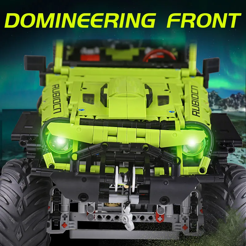 Высокотехнологичная модель автомобиля Yeshin J902 MOC 5140 Jeeped Wranglers Rubicon набор