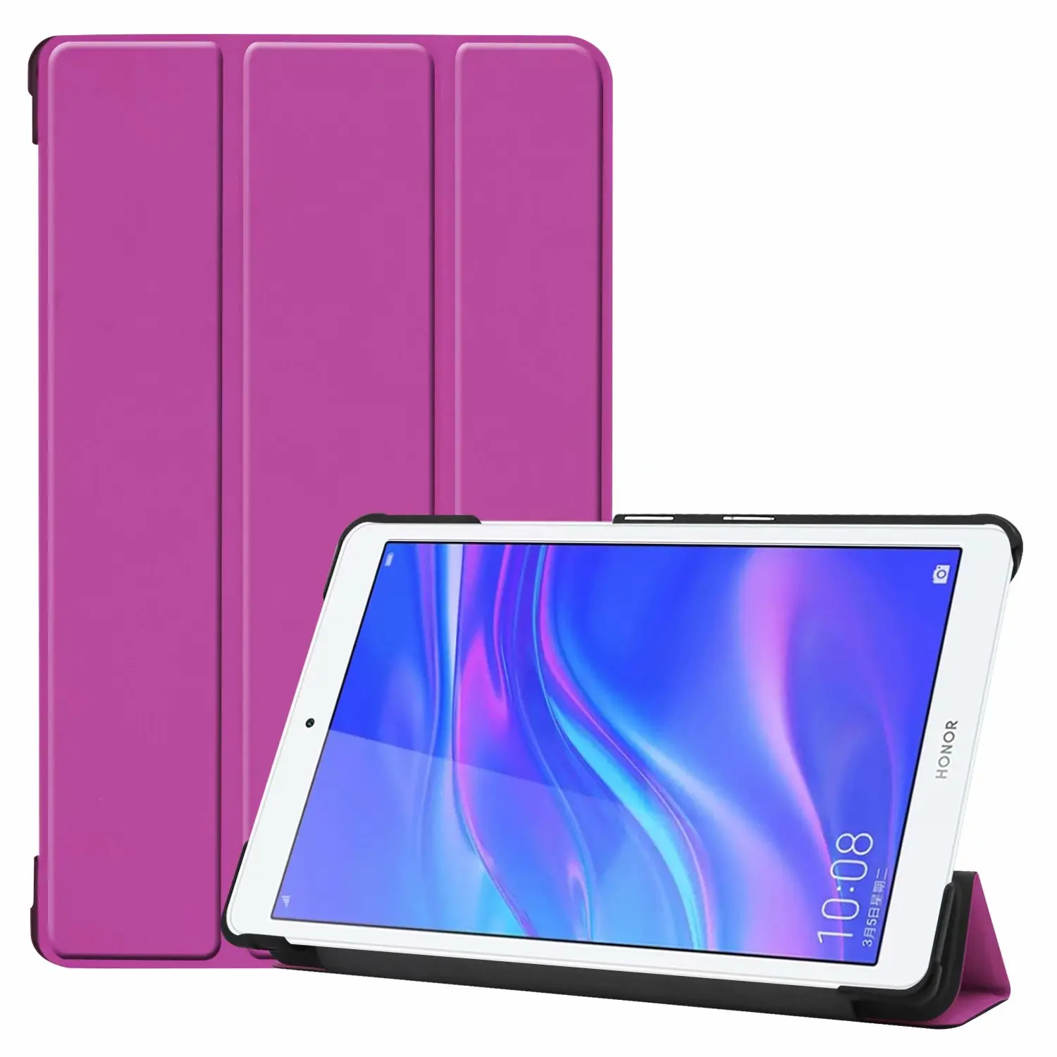 Ультратонкий смарт-чехол из полиуретановой кожи для huawei MediaPad M5 Lite 8,0 JDN2-AL00/W09 8," T5 8,0 чехол для планшета+ пленка+ ручка