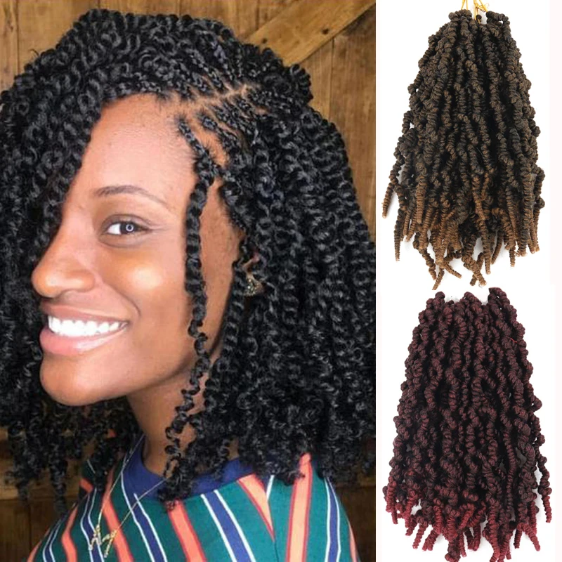 

LISI GIRL Passion Twist Hair Crochet Braid Extensions Synthetic Crochet Braids Spring Braiding Hair For Fluffy