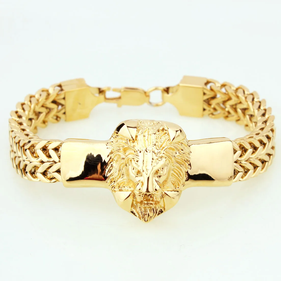 Мужской браслет из нержавеющей стали Фигаро 8 66 дюйма|Цепочки и браслеты| |