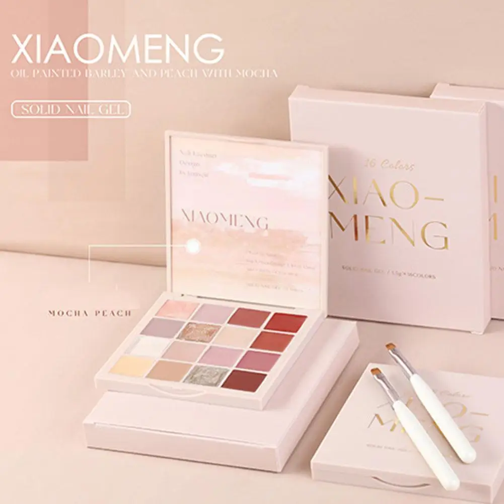 

16 цветов, клей для ногтевого дизайна, Осень-зима 2021, популярная фототерапия, клей для лака для ногтей, строительный клей E6J1