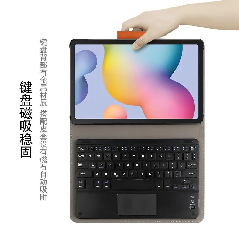 

Case For Samsung Galaxy Tab S6 Lite 10.4 SM-P610 SM-P615 10.4" 2020 Tablet PC Protective Bluetooth keyboard Protector Cover Case