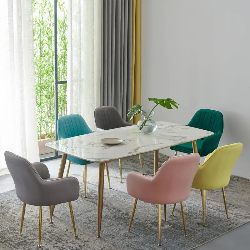 Северная Европа Ins стул сетка красный макияж простой стол комод со стулом