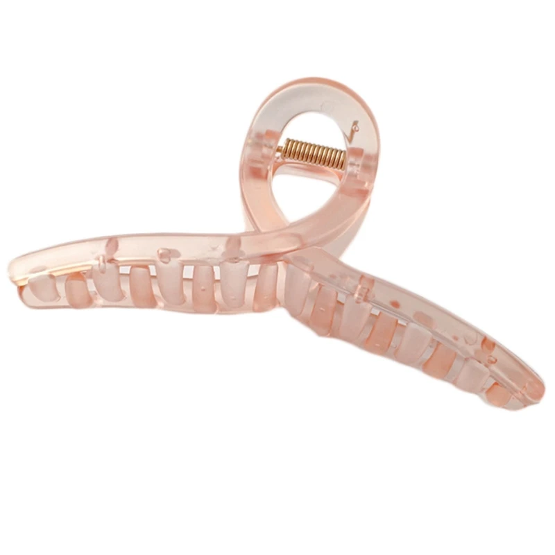 

Acetate Jumbo Hair Claw Clear Jelly Candy Color Non-Slip Banana Clip Barrette