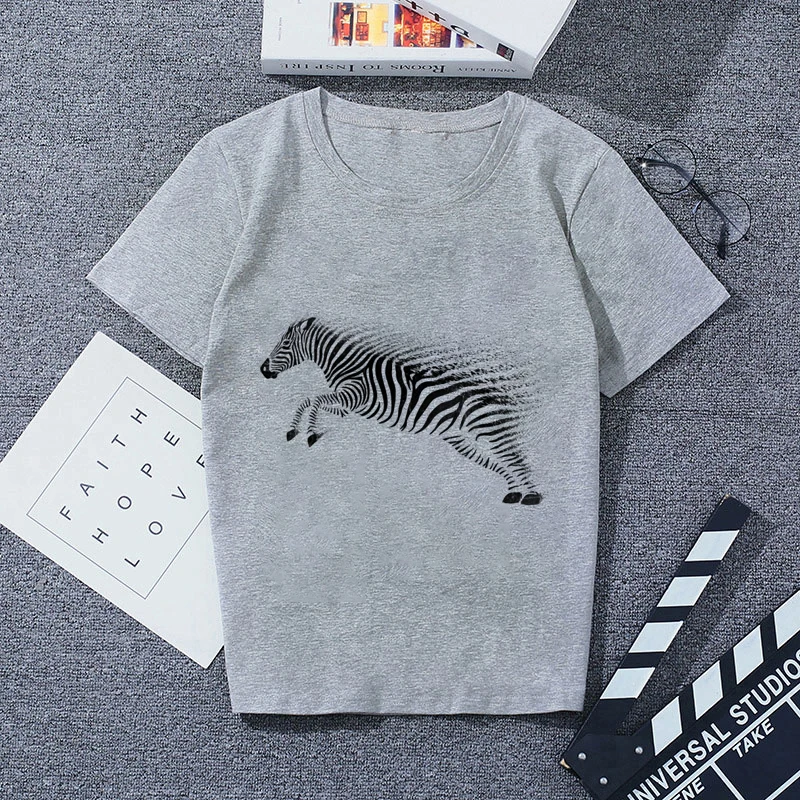 798351 Повседневная футболка с коротким рукавом мужская серая хлопковая крутая