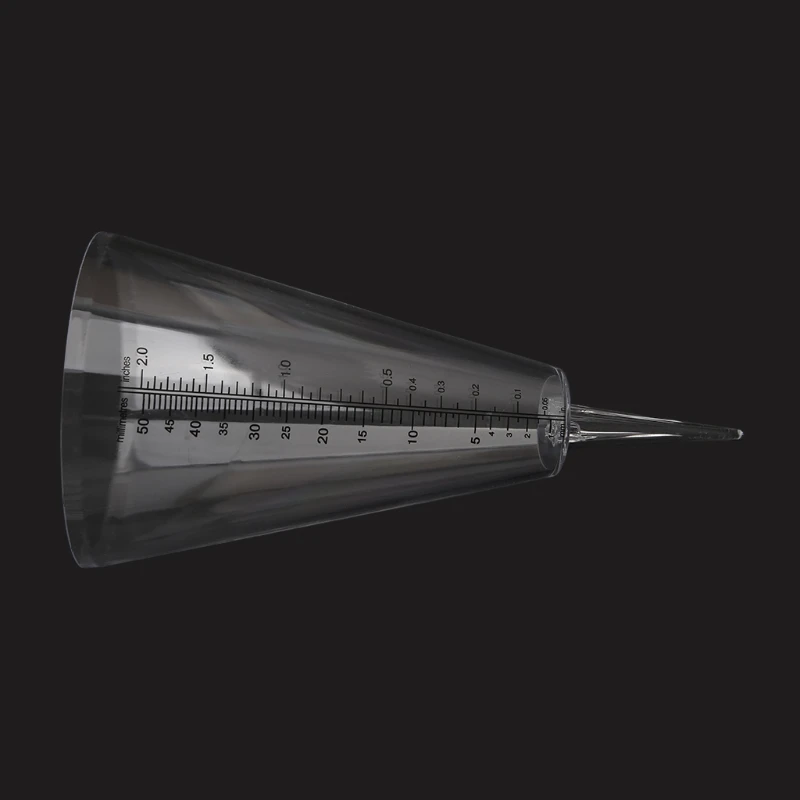 

Conical Rain Gauge Plastic Clear Outdoor Home Garden DIY Craft Tool Professional