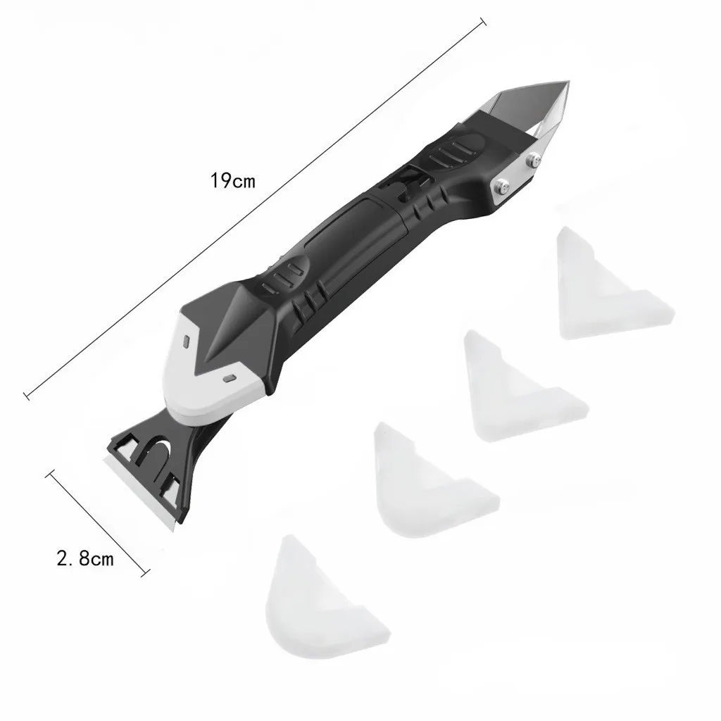 5 в 1 силиконовый герметик для удаления накипи гладкий скребок инструменты