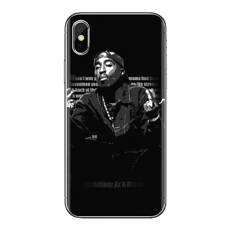 Силиконовый чехол для телефона Tupac Shakur 2 Pac Legend iPod Touch Apple iPhone 11 Pro 4 4s 5 5S SE 5C 6 6S 7 8 X XR XS