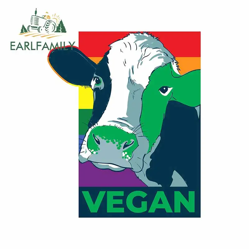 EARLFAMILY 13 см x 10 8 для гордости и веганских материалов автомобильные наклейки окна