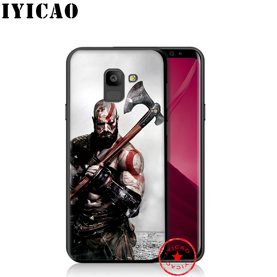 IYICAO God Of War Soft Phone Case for Samsung Galaxy A9 A8 A7 J6 A6 Plus 2018 A5 A3 2016 2017 Silicone Cover |