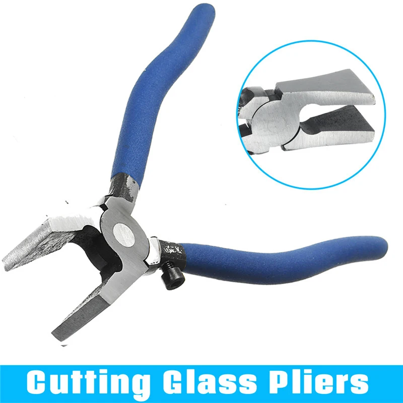 Non-slip Handle Breaking/Cutting Glass Pliers Stained Tools Flat End Trimming Hand Tool | Инструменты