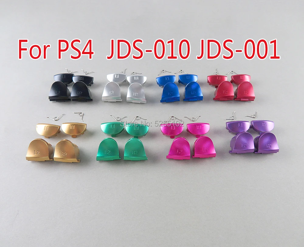 Для PS4 JDS 010 001 JDM металлическая кнопка L1 R1 + L2 R2 кнопки пружинный инструмент