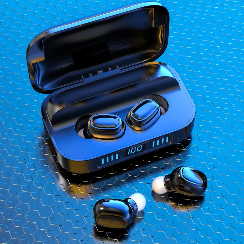 Беспроводные наушники TWS 9D стереонаушники Bluetooth спортивная водонепроницаемая