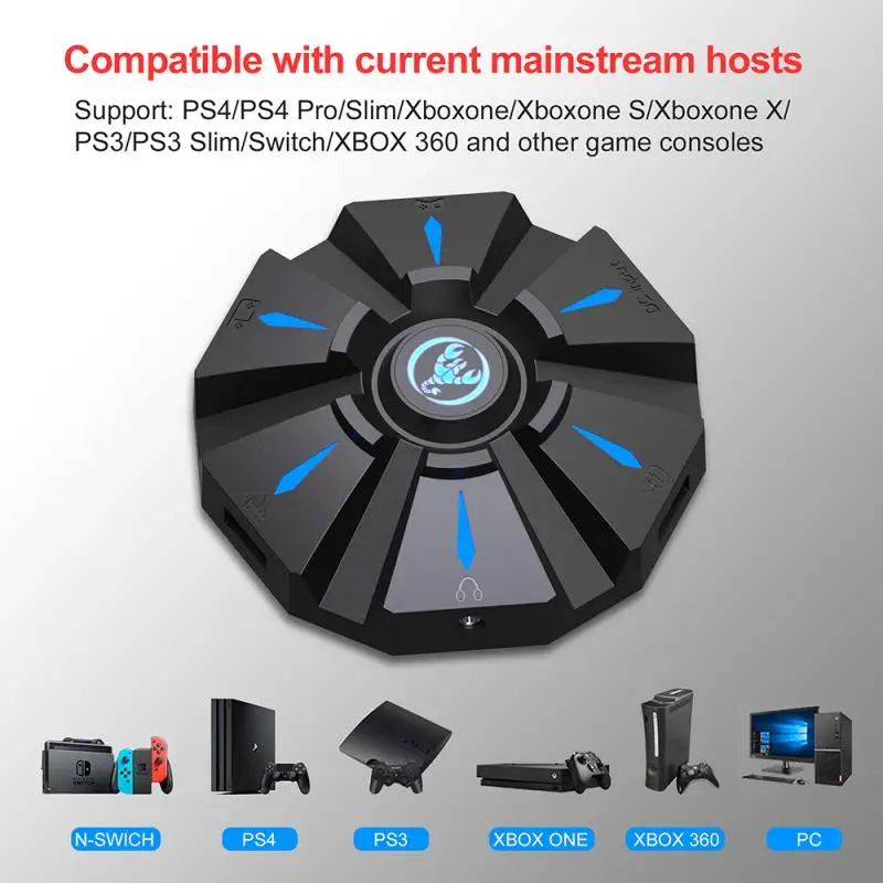 

Gamepad Controller Converter For PS4 Keyboard Mouse Adapter for Xbox One Nintend Switch Emulator for FPS Game Handle Accessories