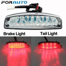 Задний светодиодный фонарь FORAUTO для мотоцикла, задсветильник фонарь для мотоцикла, задний стоп сигнал, световой индикатор, аксессуары для мотоциклов, квадроциклов, карт