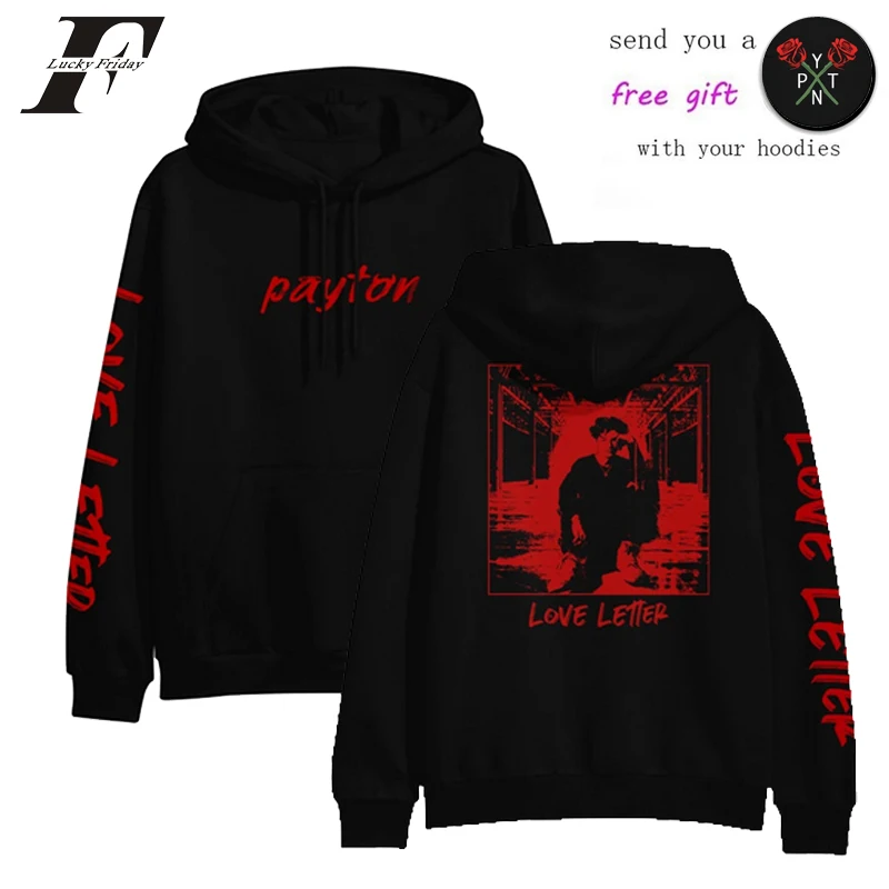 Худи Payton Moormeier Pytn с надписью Love свитшоты пуловер в стиле хип хоп спортивный костюм