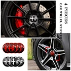 4 шт. 56 мм колпачки для колесных дисков автомобиля, наклейка, автомобильная эмблема, значок, Обложка для Alfa Romeo Spider Giulietta 147 159 4c 8c