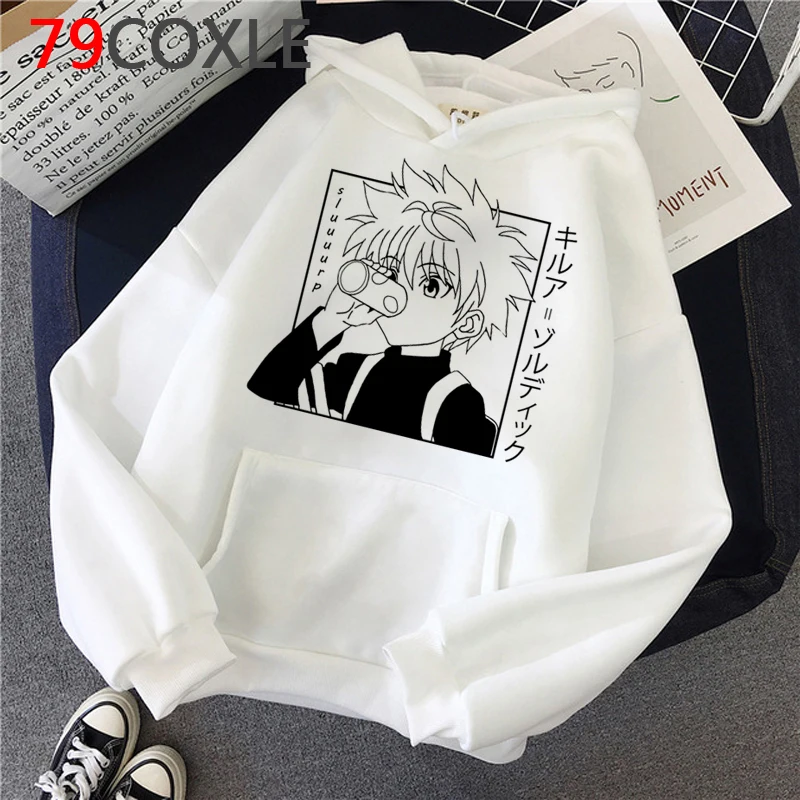 

Hunter x Hunter Hisoka Killua hoodies male Oversized grunge graphic male hoody sweatshirts hip hop