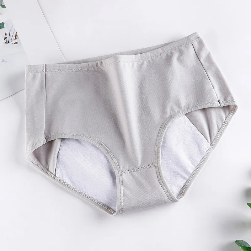 

Professional Physiological Women Underwear Cotton Menstrual Leak-proof Briefs Mid-waist Antibacterial Breathable Panties Female