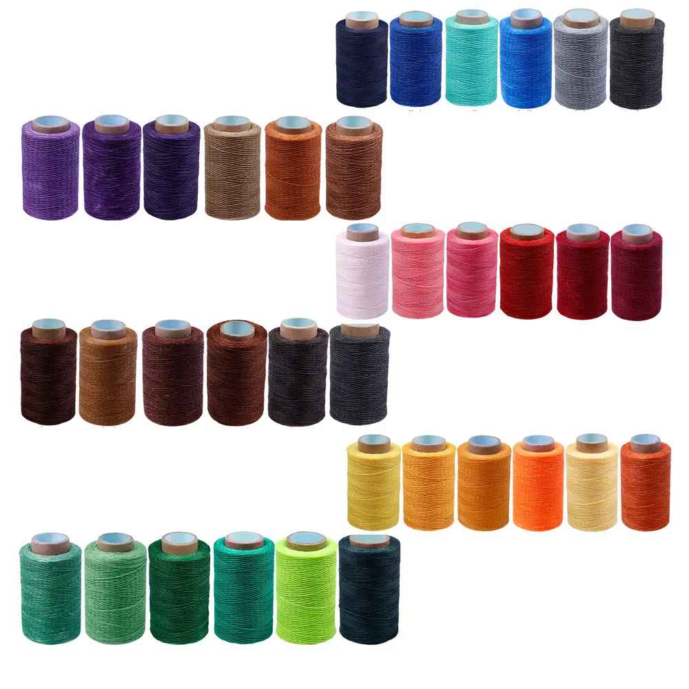 150D 250 м прочная плоская вощеная нить 1 мм кожаная вощеная нить шнур для рукоделия из кожи инструменты ручной вышивки