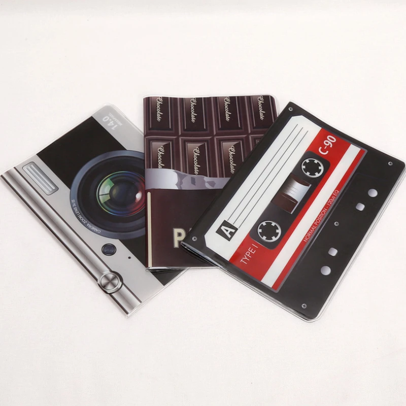 

Camera Audio Tape Passport Case All-match Style Chocolate Passport Case Exquisite Dirt-proof Dustproof Passport Protection Case