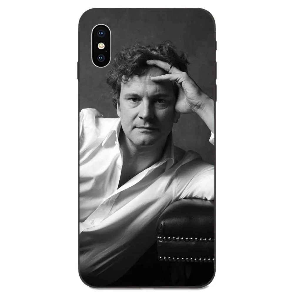 Мягкие лучшие чехлы Colin Firth мужской актер знаменитостей стильные для Apple iPhone 4 6 6S 7 8