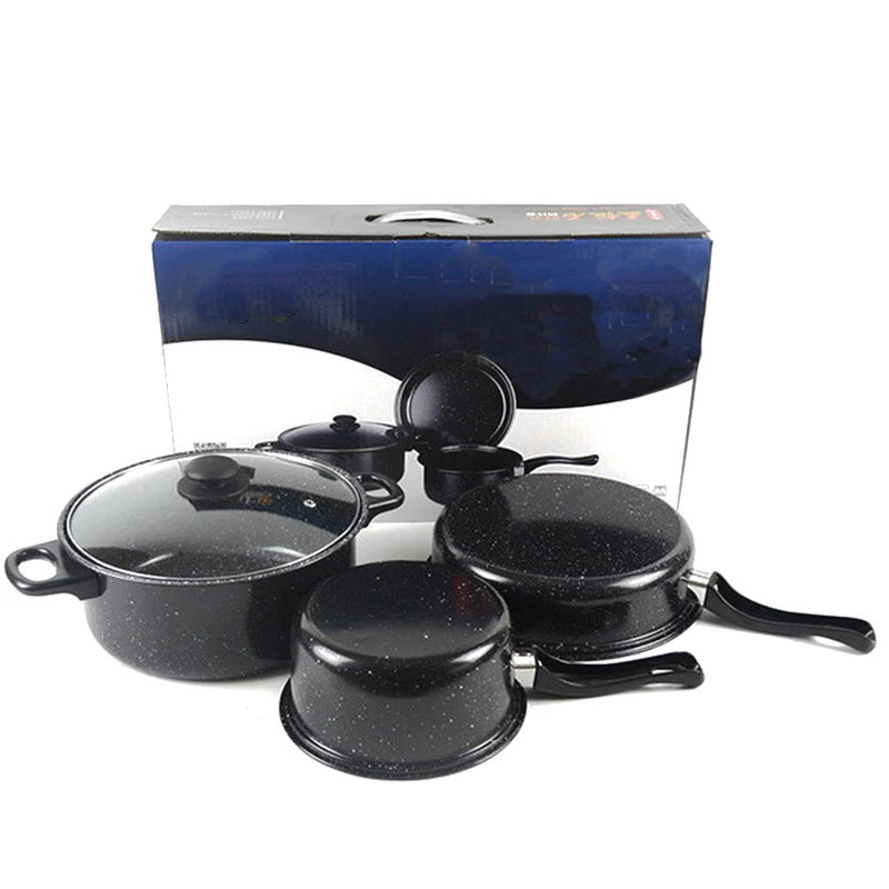 

2020 new best selling three-piece pan non-stick cookware easy to clean