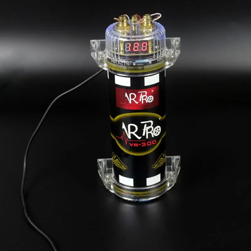 

3.0 Farad Capacitor Audio 20DCV Car Digital Power Modified Auto Parts X7JF