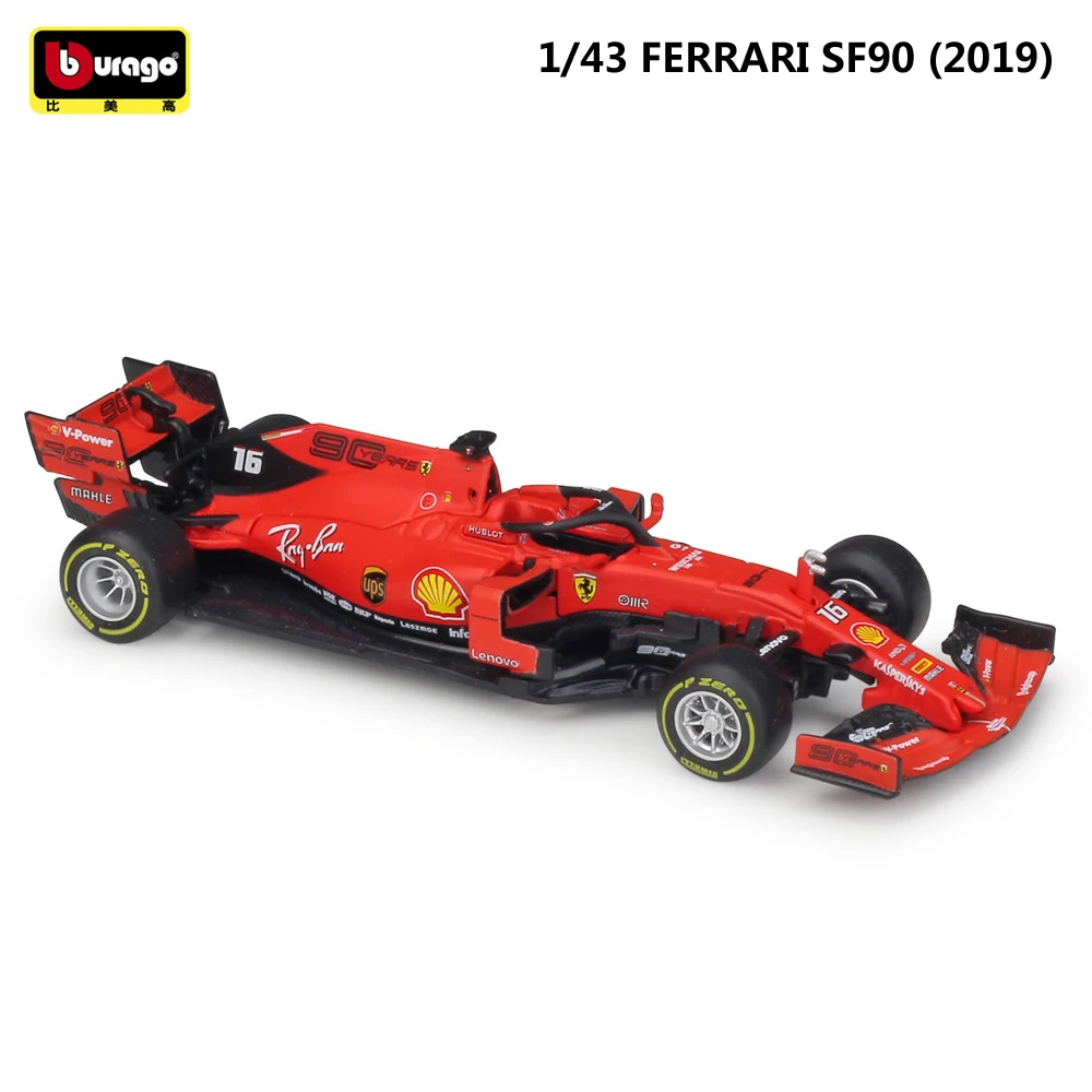 

Bburago Diecast 1:43 Car 2019 Metal Ferrari F1 Model Car Formulaa 1 Racing Car Formule 1 SF70H&71H&90 Alloy Toy Car Collection