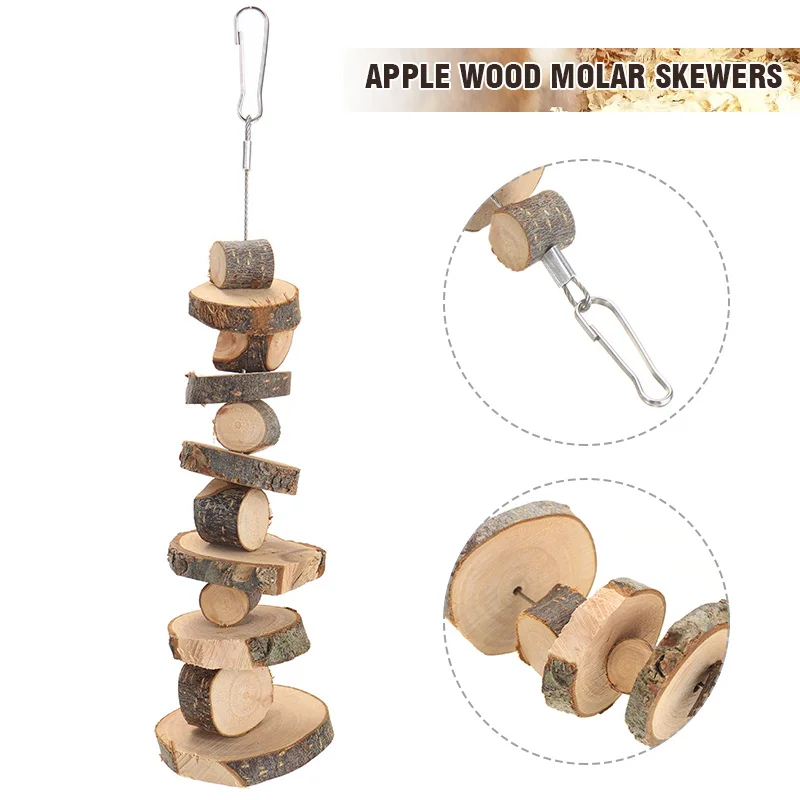 

Деревянные жевательные палочки для маленьких домашних животных, яблоко, палочки для кролика, хомяка, морской свинки, игрушки, детали для чис...