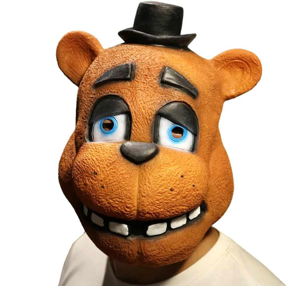 Пять ночей у Фредди костюм маска FNAF Foxy Chica Фредди Fazbear медведь латекс лицо маски вечеринка Хэллоуин косплей принадлежности