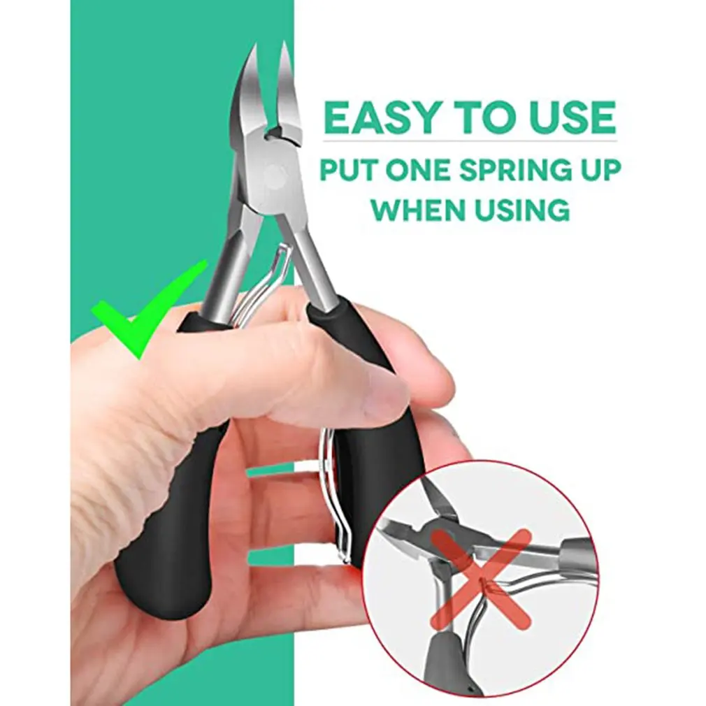 

Toenail Clippers Heavy Duty Cutter Toe Clippers Podiatrist Tool Pedicure Clippers Thick Nail Scissors