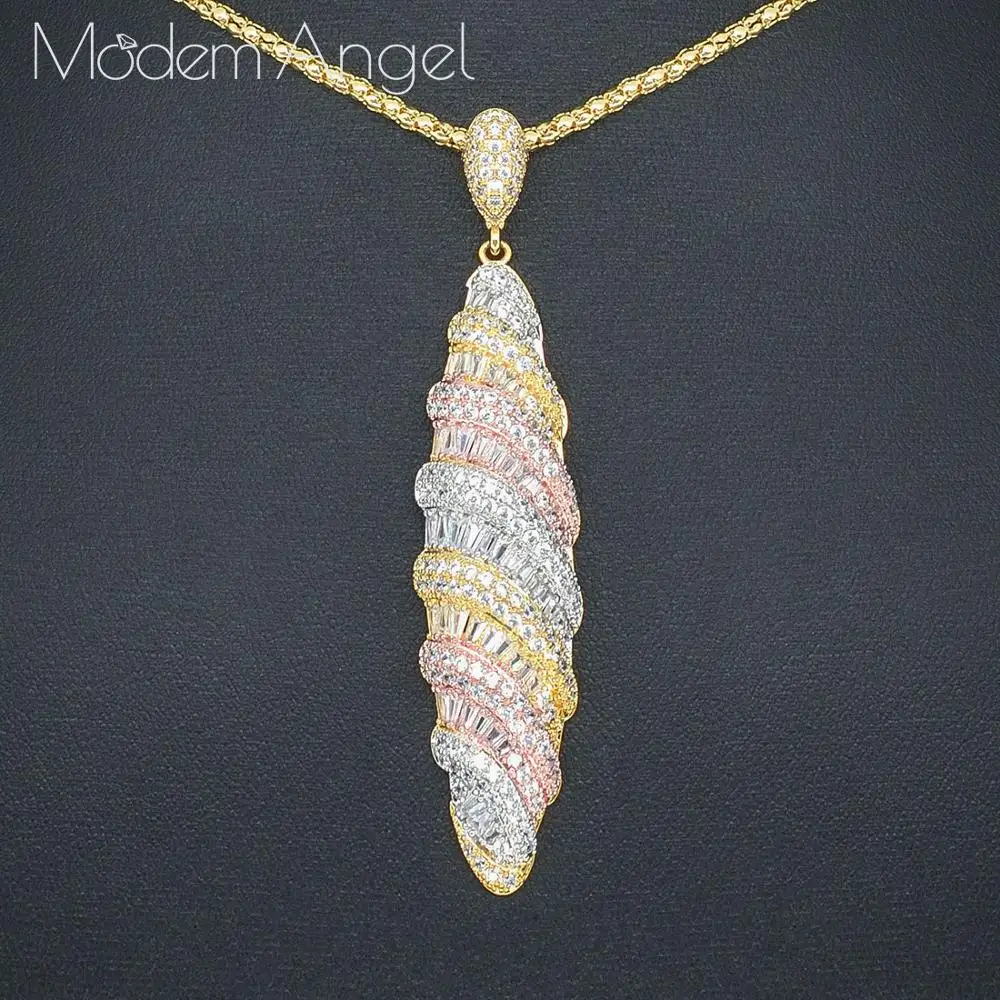 

ModemAngel Luxury WaterDrop Geometry AAA Cubic Zirconia Necklace Earring Set Dress Engagement Party Necklace Earring Jewelry