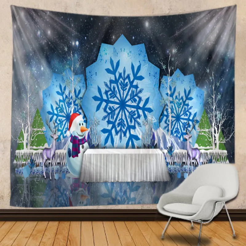 Christmas Tapestry holiday Tapzi Wall Hanging For Home Decoration Living Room Bedroom Art Large size | Дом и сад