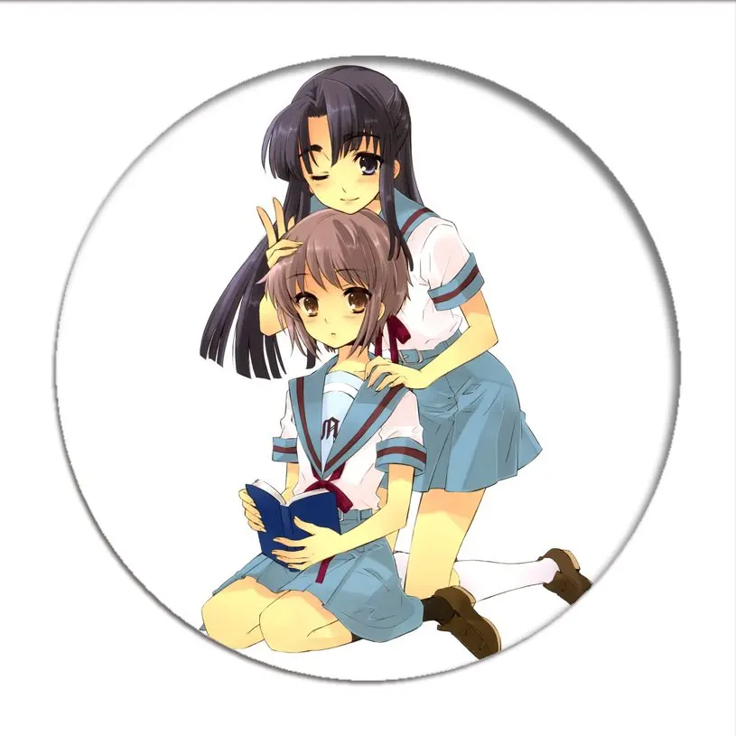 Брошь из мелохоли сузумии Харухи брошь искусственной кожи коллекция значков