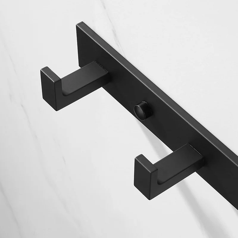 Утолщенные алюминиевые банные полотенца крючки для халата черная сумка спальни