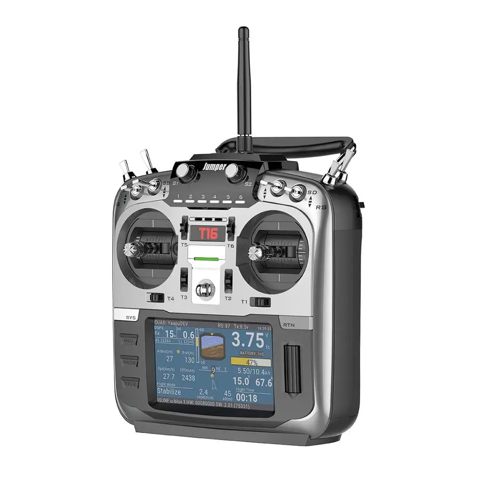 T16 PLUS Mode 2 Перемычка T16 T16 PRO T16 PLUS 2,4G 16CH с открытым исходным кодом многосетольный радиопередатчик с JP4-in-1 радиочастотным модулем VS X9D PLUS - Цвет: T16 PLUS Mode 2