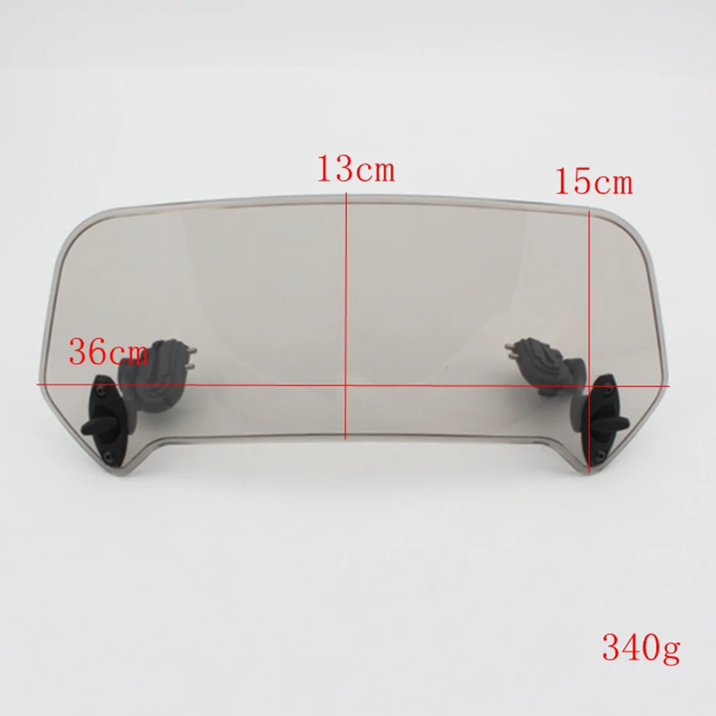

Universal Motorcycle Windshield Windscreen Motorbike Wind Deflector