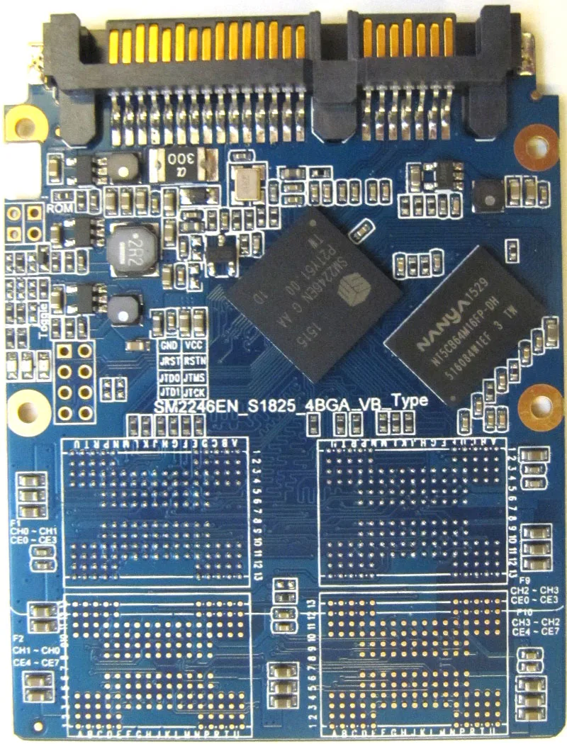 ETPCBAKIT SM2246EN SSD PCBA комплекты контроллер SATA3 DIY наборы 4 канала. 8CE DRAM128MB BGA152/BGA132|ssd