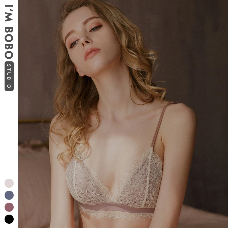 Сексуальный цветочный кружевной бюстгальтер для женщин с регулируемыми