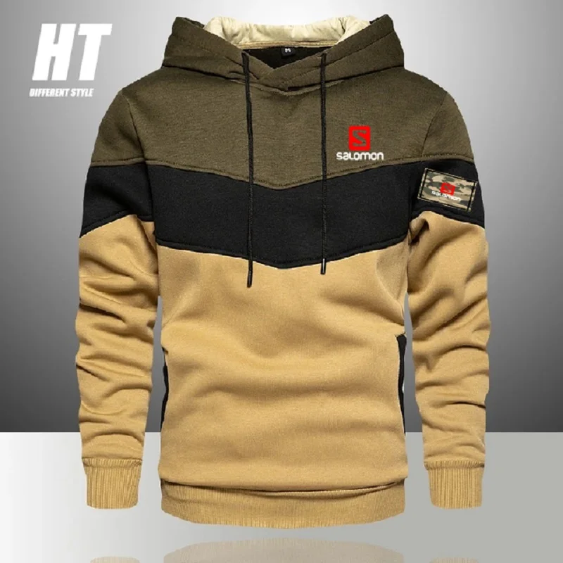 

2021 men's sports Hoodie, polar lining sportswear, loose and casual, fashionable, autumn and winter