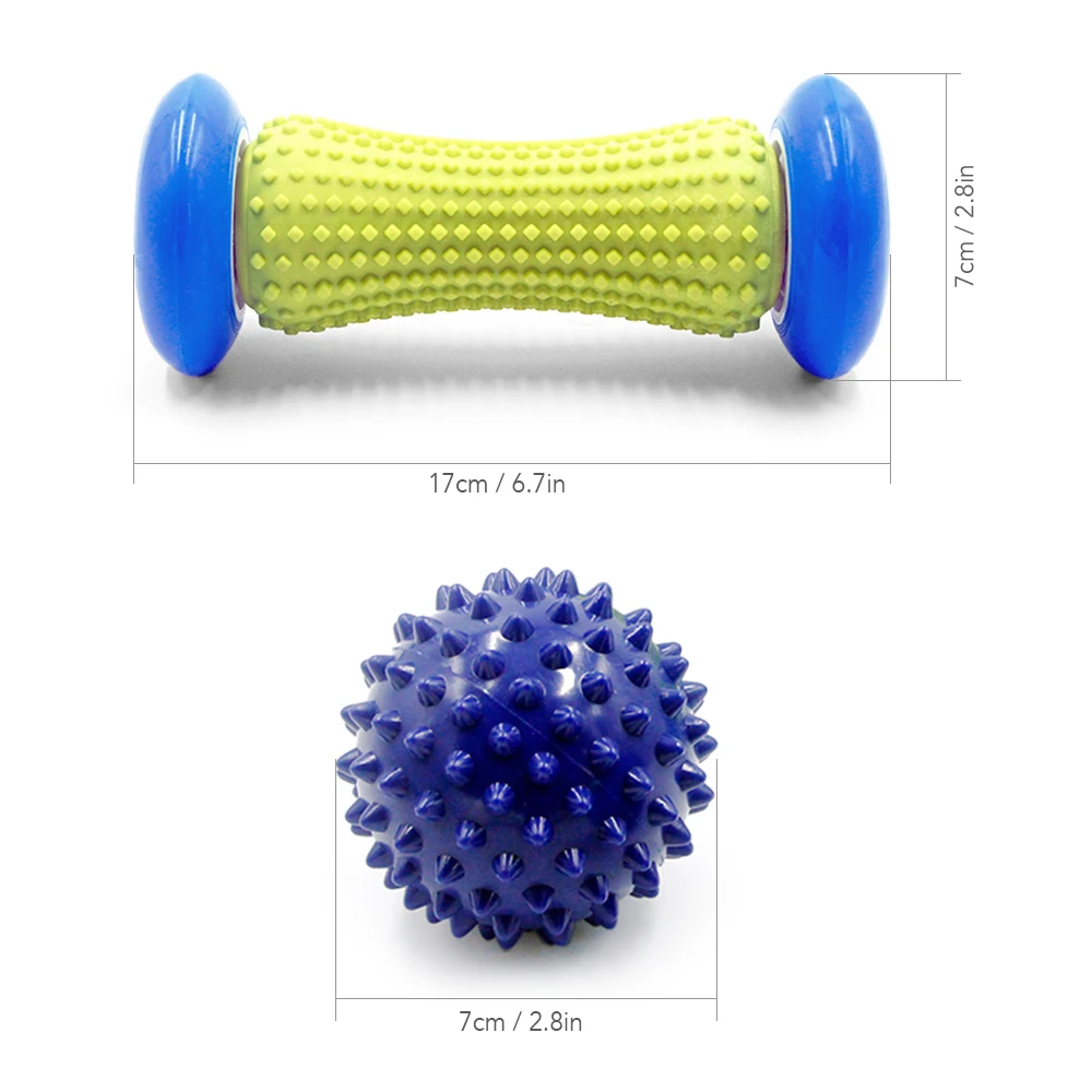 Массажный мяч Plantar ролик для массажа ног с шиповидным шариком рук ноги в спине