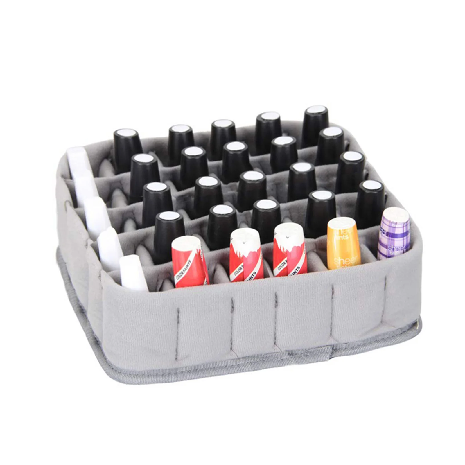 

30 Bottles Essential Oil Carry Bag Portable Large Capacity Double-layer Travel Nail Polish Essential Oil Box Storage Organizer