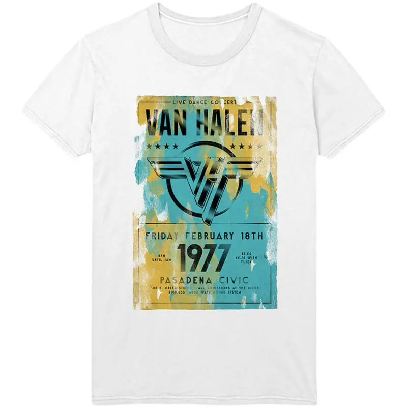 Мужская рубашка Van HALEN TOUR PASADENA 1997 |