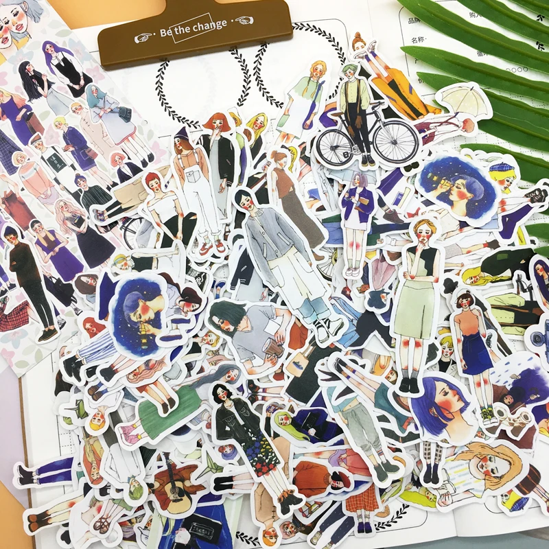 

280pcs Cute and beautiful Girls sticker for diary books decoration adhesive stickers series 2/ self made DIY stationery