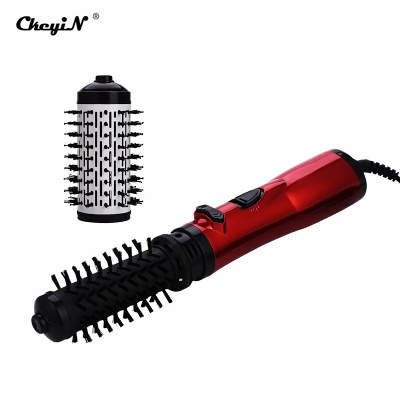 

2 in 1 Automatic Rotating Hair Dryer Hot Air Styler Comb Curling Iron Roll Large Waver Volumizer Hair Straightener Styling Brush