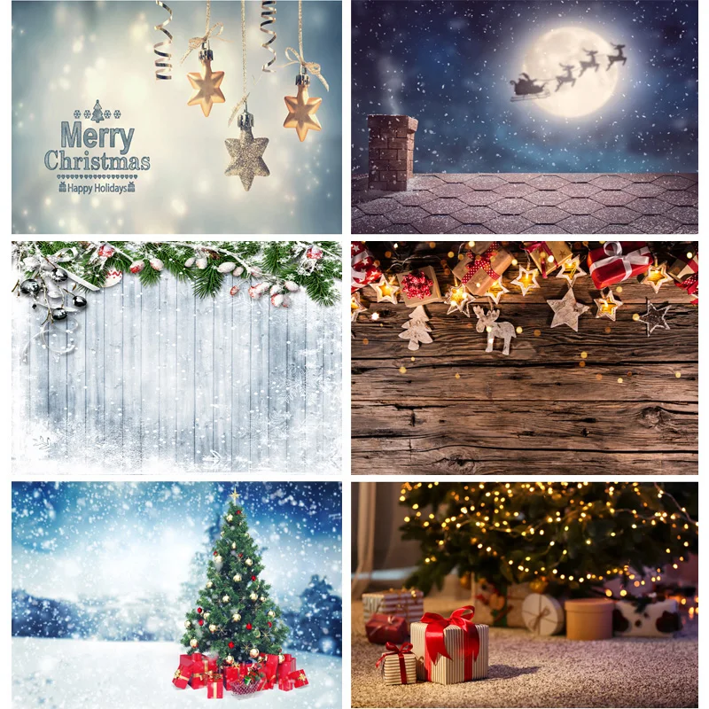 

ZHISUXI Vinyl Custom Christmas Theme Photography Background Children Portrait Backdrops For Photo Studio Props 1911 CXZM-46