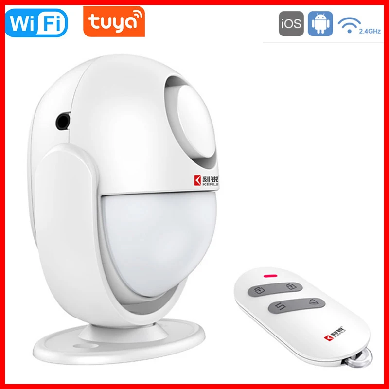 

Wireless Home Security Alert Infrared Door Window Sensor Alarm System Anti-theft Burglar 125DB Siren Bell Wifi Tuya APP Doorbell